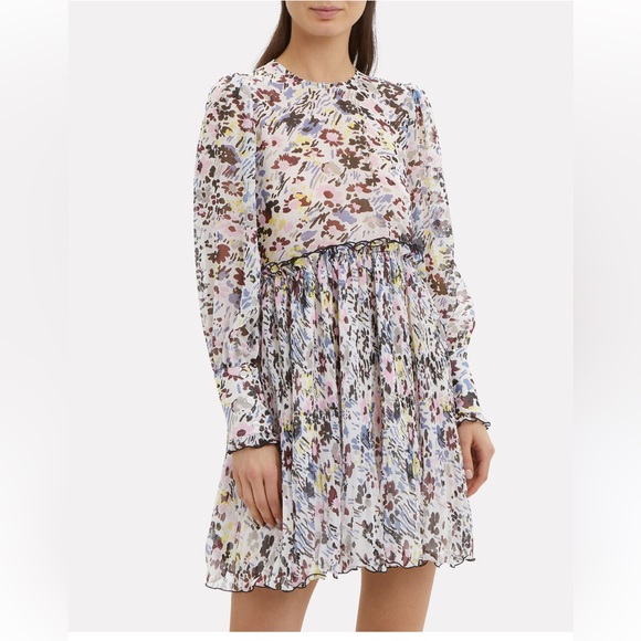 Ganni Georgette Babydoll Dress - Picture 4 of 8